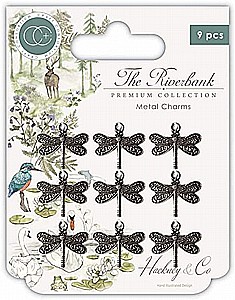 צ'ארמים ממתכת שפיריות Metal CharmsThe Riverbank - Dragonfly Metal Charms צ'ארמים ממתכת שפיריות Metal CharmsThe Riverbank - Dragonfly Metal Charms