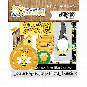 מארז חיתוכי נייר מסדרת Tulla and Norbert's Sweet As Honeye מארז חיתוכי נייר מסדרת Tulla and Norbert's Sweet As Honeye