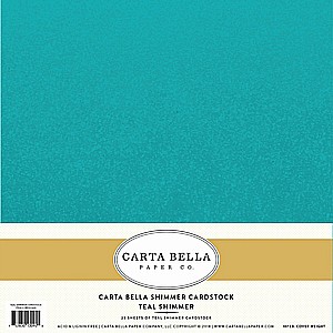 גליון קארדסטוק שימר בגוון ירוק כחלחל TEAL SHIMMER CARDSTOCK גליון קארדסטוק שימר בגוון ירוק כחלחל TEAL SHIMMER CARDSTOCK