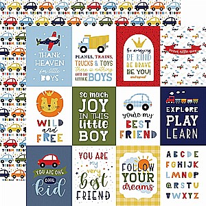 �� �������� ����� 3x4 Journaling Cards Little Dreamer Boy