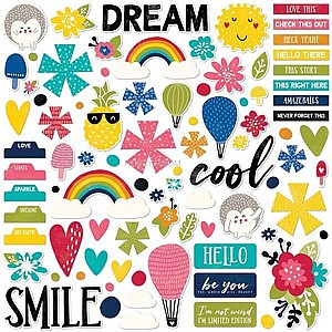 ������ ����� - Rainbow Roux Pea Pod Parts Die-Cuts