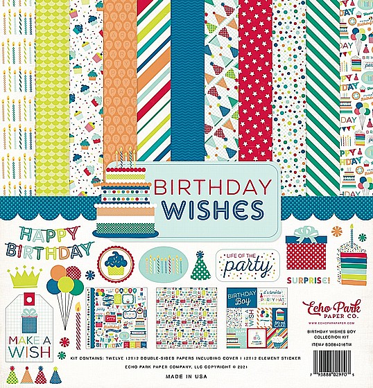 ���� ��� �������� ������� BIRTHDAY WISHES BOY COLLECTION KIT