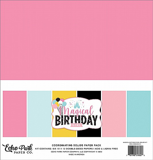 ���� ��� �������� ���� ����� MAGICAL BIRTHDAY GIRL SOLIDS KIT