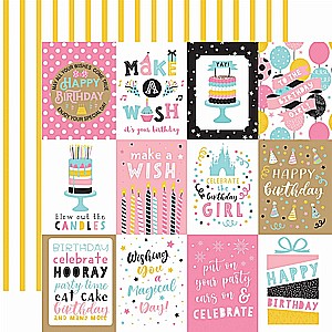 דף קארדסטוק מדוגם 3x4 Journaling Cards דף קארדסטוק מדוגם 3x4 Journaling Cards