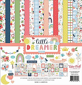 מארז דפי קארדסטוק מעוצבים LITTLE DREAMER GIRL COLLECTION KIT מארז דפי קארדסטוק מעוצבים LITTLE DREAMER GIRL COLLECTION KIT