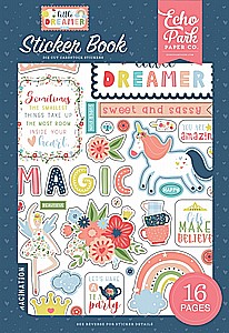 ספר מדבקות קארדסטוק עבות במיוחד LITTLE DREAMER GIRL STICKER BOOK ספר מדבקות קארדסטוק עבות במיוחד LITTLE DREAMER GIRL STICKER BOOK