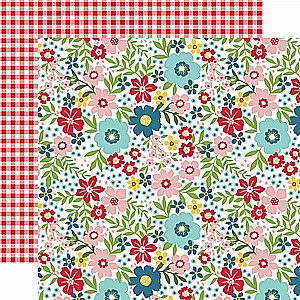 דף קארדסטוק מדוגם Summer Floral דף קארדסטוק מדוגם Summer Floral