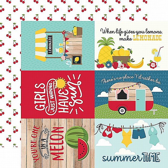 �������� ����� Summer 6X4 Journaling Cards 