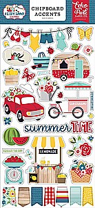 A Slice of Summer 6x13 Chipboard Accents A Slice of Summer 6x13 Chipboard Accents