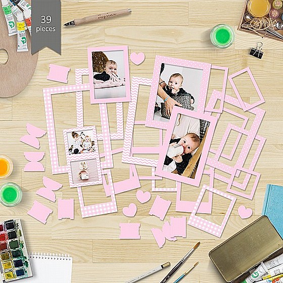 �� ������ �������� ������� ������� ������� SET OF FRAMES ?1 PINK 39 PCS