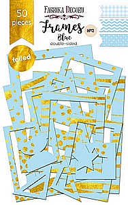 �� ������ �������� ������� ������ ���� �� ���� ���  SET OF GOLD FOILED FRAMES ?2 "BLUE" 50PCS