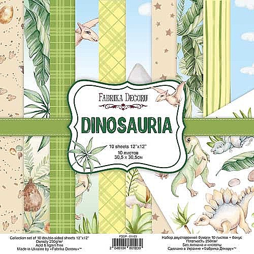 ���� ��� �������� DINOSAURIA 12"X12
