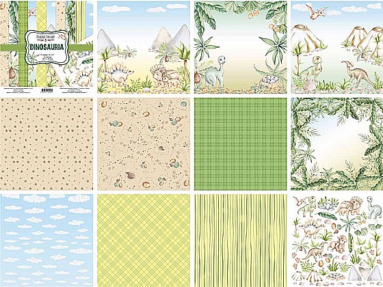 ���� ��� �������� DINOSAURIA 12"X12