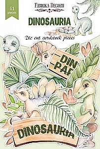 מארז חיתוכי קארדסטוק DINOSAURIA מארז חיתוכי קארדסטוק DINOSAURIA