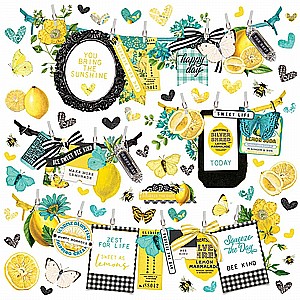 SIMPLE VINTAGE LEMON TWIST - BANNER STICKER SIMPLE VINTAGE LEMON TWIST - BANNER STICKER
