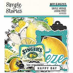 SIMPLE VINTAGE LEMON TWIST - BITS & PIECES SIMPLE VINTAGE LEMON TWIST - BITS & PIECES