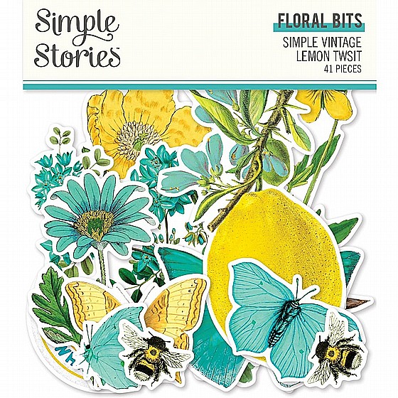 SIMPLE VINTAGE LEMON TWIST - FLORAL BITS & PIECES