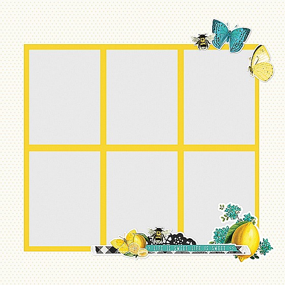 SIMPLE PAGES PAGE PIECES - SQUEEZE THE DAY