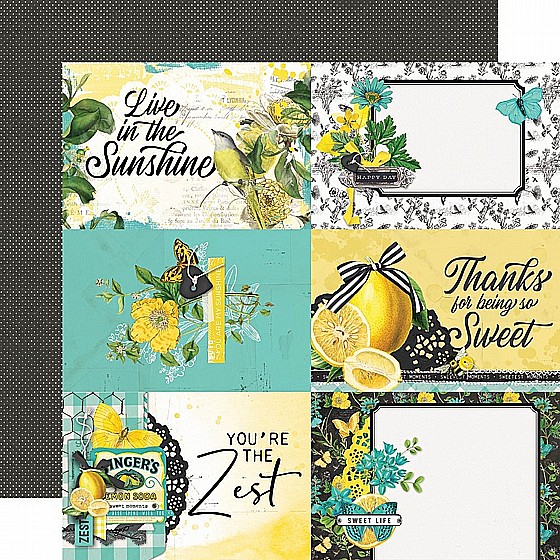 SIMPLE VINTAGE LEMON TWIST - 4X6 ELEMENTS