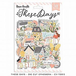 THESE DAYS  Die Cut Ephemera