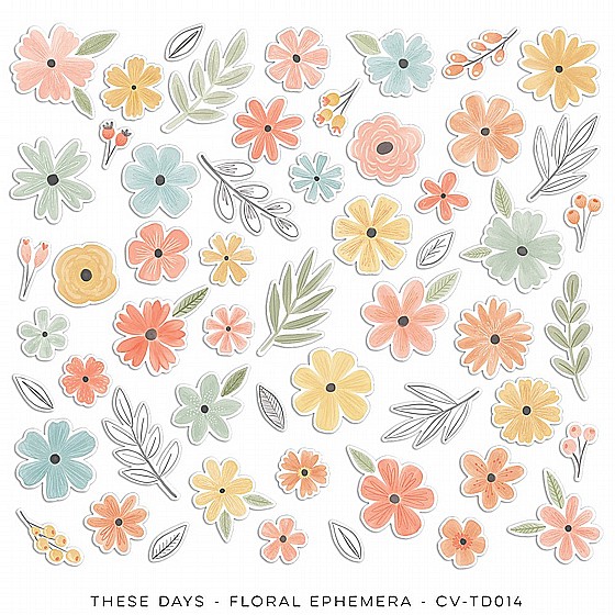 THESE DAYS  Floral Ephemera