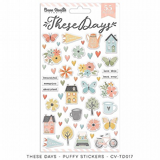 THESE DAYS  PUFFY STICKERS 