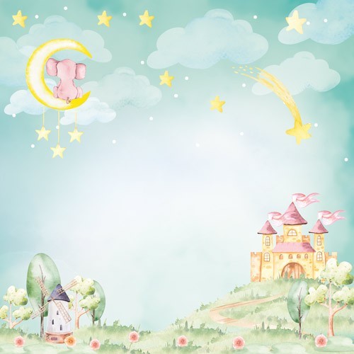 ���� ��� �������� ������� 12*12 ���� MY CUTE BABY ELEPHANT GIRL