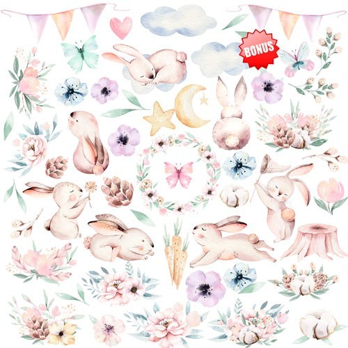 ���� ��� �������� ������� 12*12 ���� SWEET BUNNY