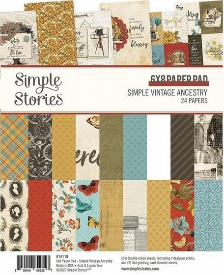 ���� �������� 6*8 - Simple Vintage Ancestry 6*8" Pad