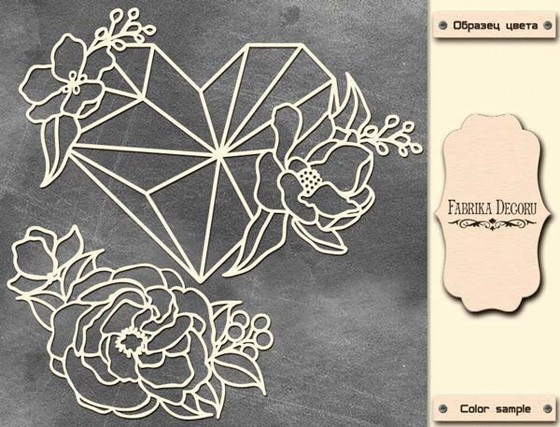 ����� �� ���!!! Megachipboard "Heart and flowers