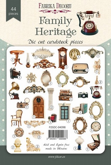 ���� ������ �������� SET OF DIE CUTS FAMILY HERITAGE