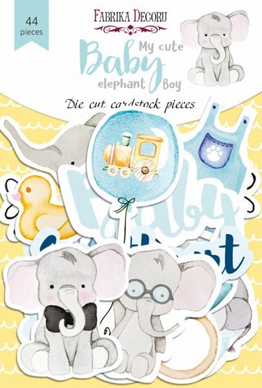���� ������ �������� Set of die cuts My cute Baby elephant boy