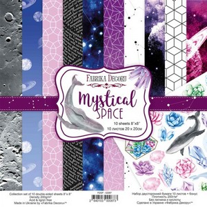 מארז דפי קארדסטוק מעוצבים 8*8 אינץ' MYSTICAL SPACE מארז דפי קארדסטוק מעוצבים 8*8 אינץ' MYSTICAL SPACE