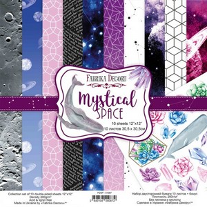 מארז דפי קארדסטוק מעוצבים 12*12 MYSTICAL SPACE מארז דפי קארדסטוק מעוצבים 12*12 MYSTICAL SPACE