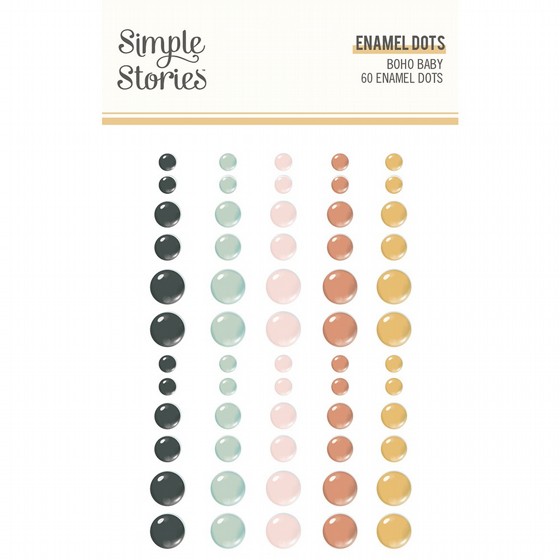 ���� ������ ������� ������ BOHO BABY - ENAMEL DOTS