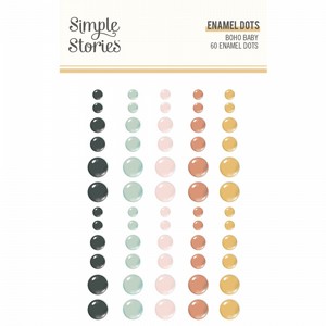מארז נקודות מעוצבות דביקות BOHO BABY - ENAMEL DOTS מארז נקודות מעוצבות דביקות BOHO BABY - ENAMEL DOTS