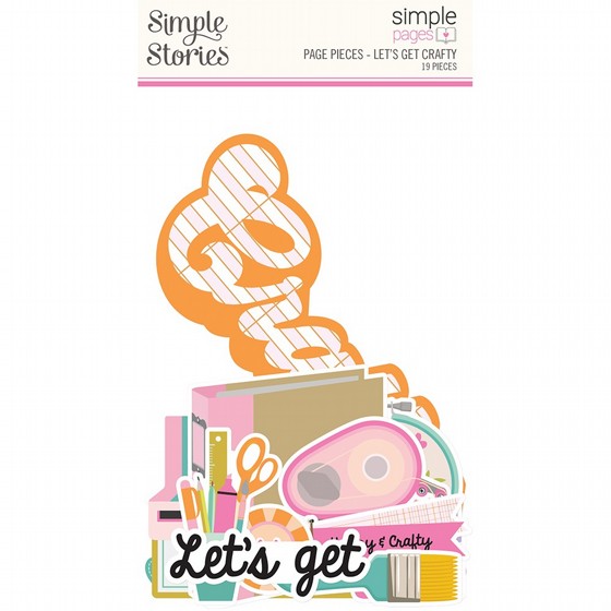 ���� ������ ���� ��������  LETS GET CRAFTY PAGE PIECES