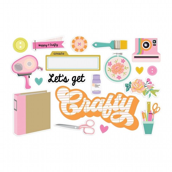 ���� ������ ���� ��������  LETS GET CRAFTY PAGE PIECES