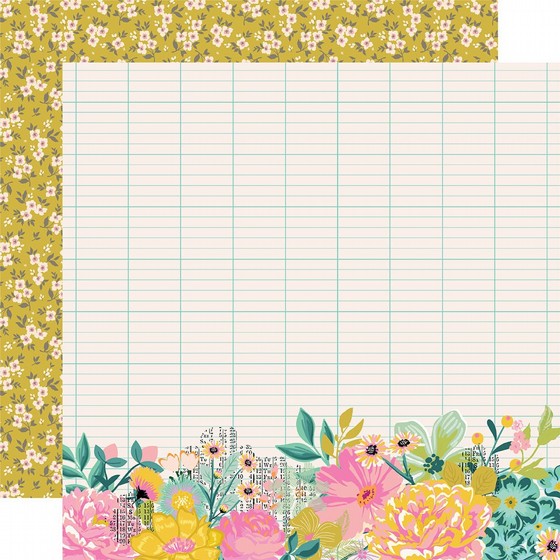 דף קארדסטוק מעוצב  LET'S GET CRAFTY  MAKE PRETTY STUFF