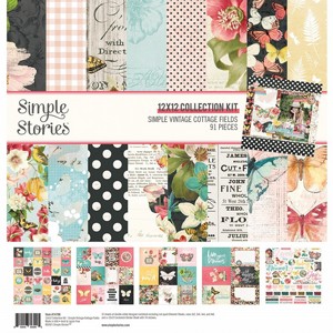מארז דפי קארדסטוק מעוצבים מסדרת SIMPLE VINTAGE COTTAGE FIELDS מארז דפי קארדסטוק מעוצבים מסדרת SIMPLE VINTAGE COTTAGE FIELDS