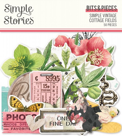 ���� ������ ���� �������� SIMPLE VINTAGE COTTAGE FIELDS  BITS & PIECES