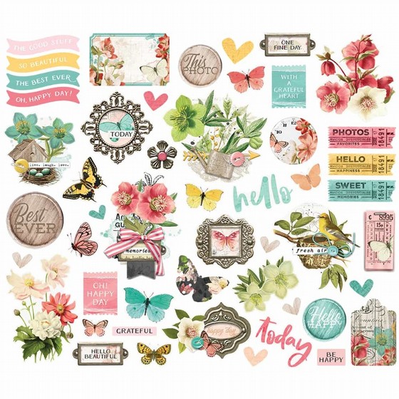���� ������ ���� �������� SIMPLE VINTAGE COTTAGE FIELDS  BITS & PIECES