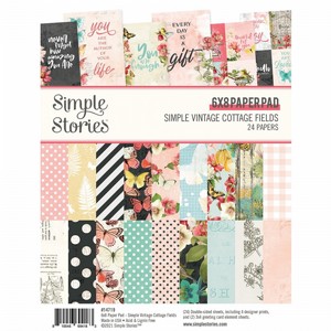 מארז דפי קארדסטוק מעוצבים SIMPLE VINTAGE COTTAGE FIELDS 6X8 מארז דפי קארדסטוק מעוצבים SIMPLE VINTAGE COTTAGE FIELDS 6X8