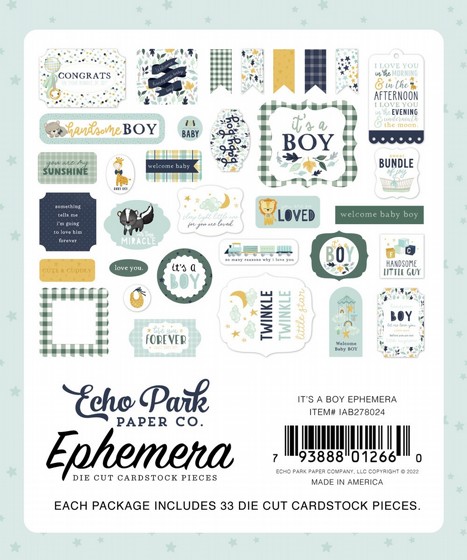 ���� ������ ���� ��������  ITS A BOY  Ephemera