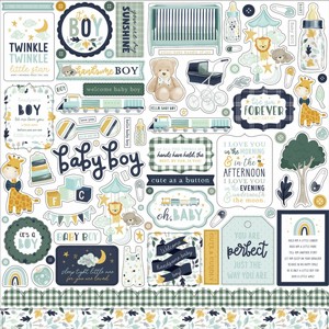 ����� ������ �������� ������� It's A Boy Element Sticker