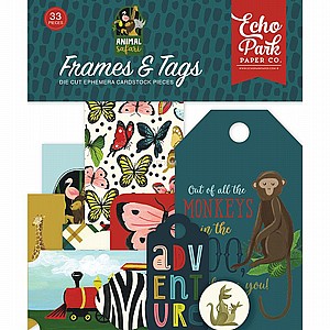 חיות ספארי חיתוכי קארדסטוק - Animal Safari Collection - Ephemera - Frames and Tags חיות ספארי חיתוכי קארדסטוק - Animal Safari Collection - Ephemera - Frames and Tags