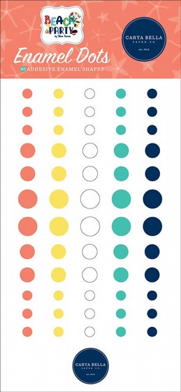 ���� ������ ������ ������ Beach Party Collection Enamel Dots