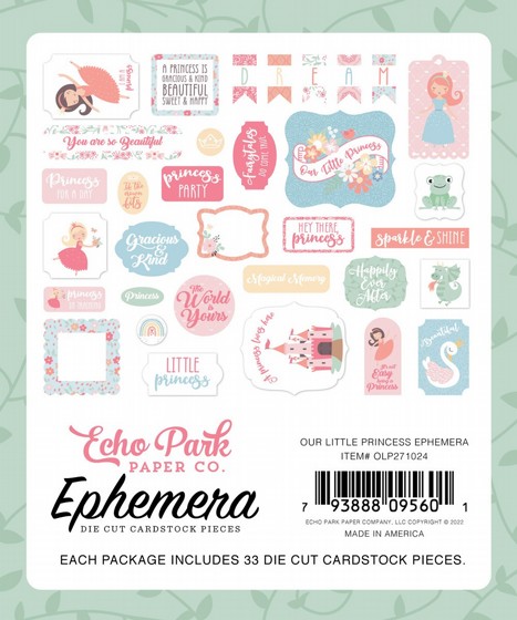 ���� ������ ���� ��������  OUR LITTLE PRINCESS EPHEMERA