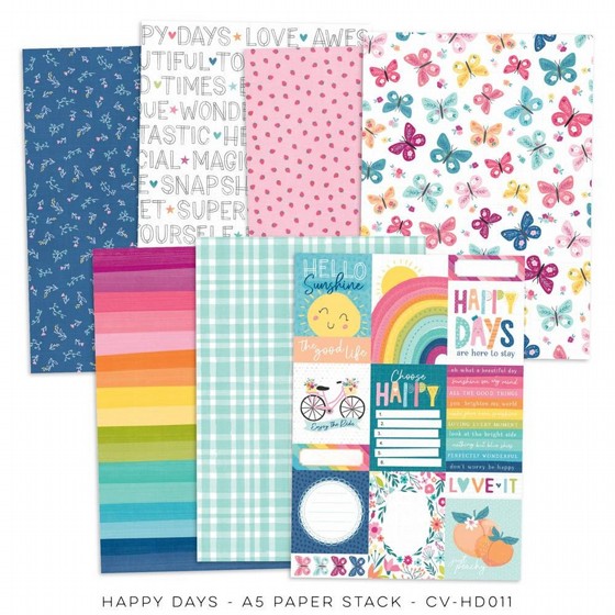 ���� ��� ��������  HAPPY DAYS - A5 PAPER STACK