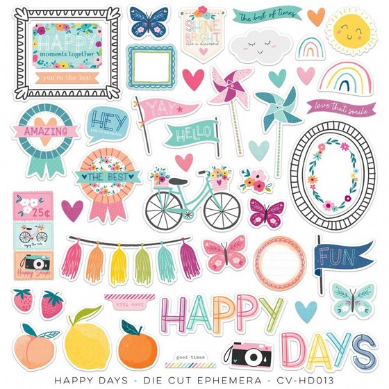 ������ �������� �������� HAPPY DAYS - Floral Ephemera